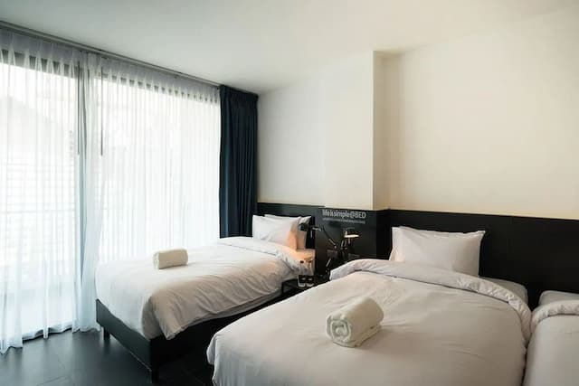 BED Chiangmai Gate Hotel - Adults Only【SHA】-Standard Triple Room (Adult Only), 3 Twin Beds-4