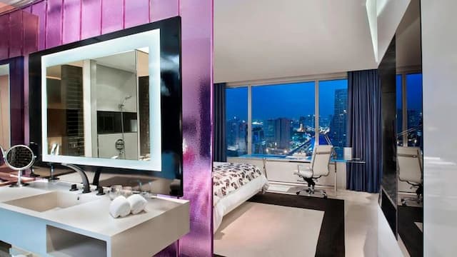 W Bangkok【SHA Extra Plus+】-Wonderful, Guest room, 1 King, City view-4