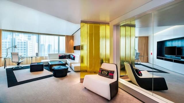 W Bangkok【SHA Extra Plus+】-Fantastic, 1 Bedroom Larger Suite, 1 King, City view-2