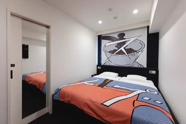 濱松町塔維諾斯飯店｜漫畫主題房/直達羽田機場/濱松町站步行8分-【禁菸】好萊塢雙床房｜單人入住-2