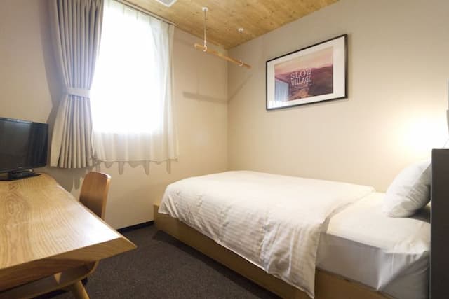 緩慢村飯店｜附早餐/附設停車位/近荻生站-恬靜單人房【不挑房，附早餐+咖啡】-1