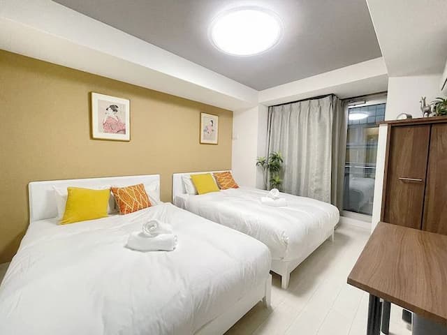 DRY:Near Dotonbori, Nipponbashi & Namba station-Sale! 9 minutes on foot from Dotonbori, within walking distance from Nippombashi Station and Namba Station/DRY-A-1