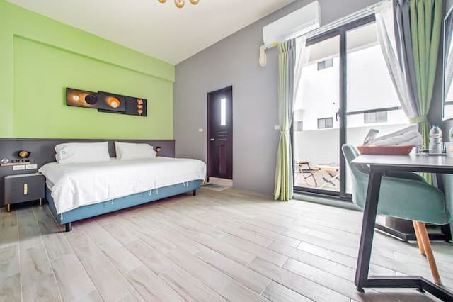 Green house sleep to B&B-Double Room with Balcony｜A202, A302, B202, B302-1
