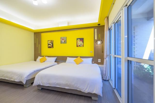 Penghu Pin Cheng BNB-203 quadruple room with balcony-5