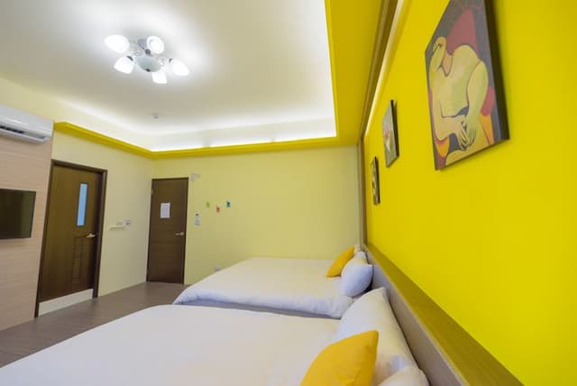 Penghu Pin Cheng BNB-203 quadruple room with balcony-9