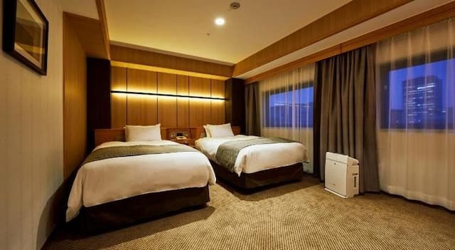 仙台國際飯店｜仙台站步行5分-豪華雙床房【不挑房】-1