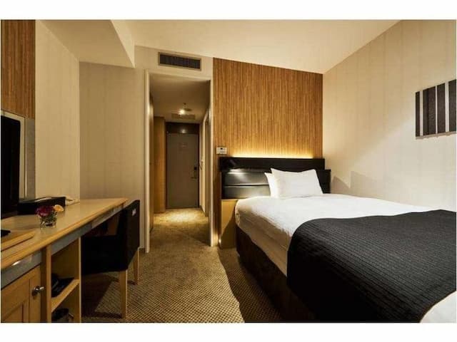 仙台國際飯店｜仙台站步行5分-恬靜雙人房【不挑房】-1