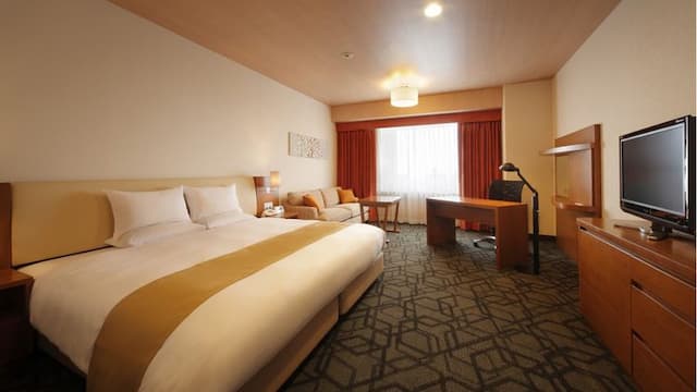 Hotel Metropolitan Yamagata-Deluxe King Bedroom Smoking 36 Sq M-1