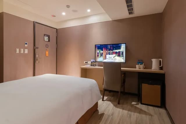 ガイドホテル 台北復北｜MRT中山國中駅の近く-Standard Double Room without Window-5