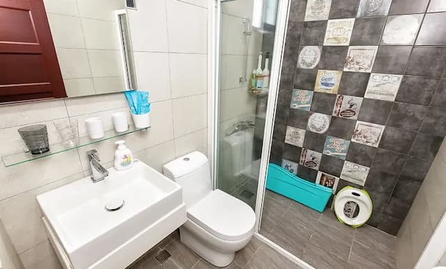 23here親子民宿｜溜滑梯&戲水池｜電梯&車站｜兒童電動車-夢想船帆三人房-6