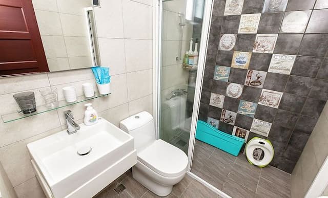 23here親子民宿｜溜滑梯&戲水池｜電梯&車站｜兒童電動車-夢想船帆三人房-2