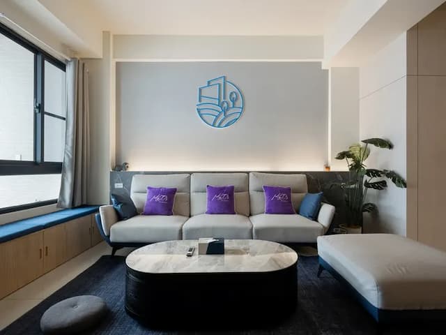 鈺景NU TIME｜鄰近台南走馬瀨農場、夜市-粉紅知己雙人房-6