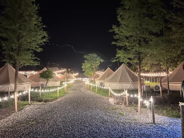 田野森農場｜宜蘭免裝備獨立包區露營（一泊二食.專屬衛浴廚房.寵物友善）-獨立包區【圍群】3帳 (適合10人）-7