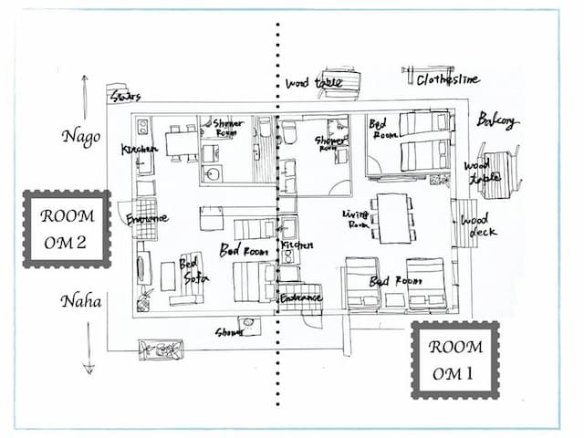 真栄田 OM-真栄田 OM1ビーチまで徒歩４分！人気スポット真栄田岬５分の完全フルリノベーション貸別荘！-13