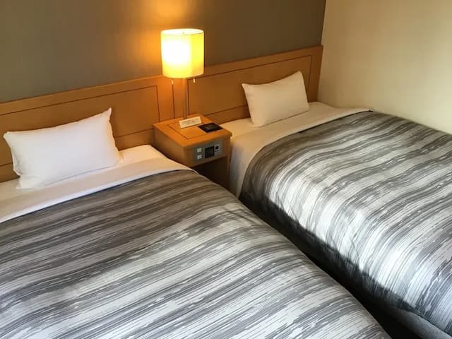 Route Inn 盛岡站前｜盛岡站步行2分-雙床房【不挑房】-3