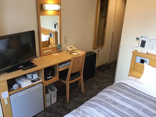 Route Inn 盛岡站前｜盛岡站步行2分-單人房【不挑房】-3