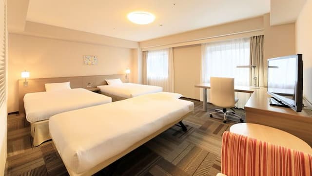 大和Roynet飯店 盛岡｜盛岡JR步行3分-三床房【不挑房】-1