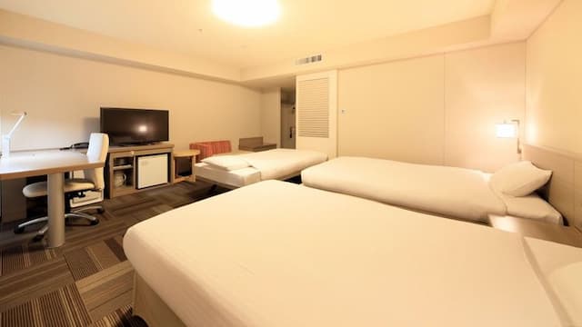 大和Roynet飯店 盛岡｜盛岡JR步行3分-三床房【不挑房】-1