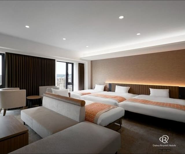 大和ROYNET飯店 盛岡站前｜盛岡站步行5分-四人房【不挑房】-1