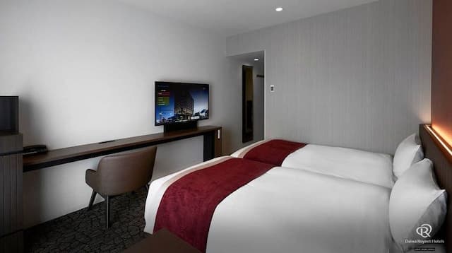 大和ROYNET飯店 盛岡站前｜盛岡站步行5分-恬靜雙床房【不挑房】-2