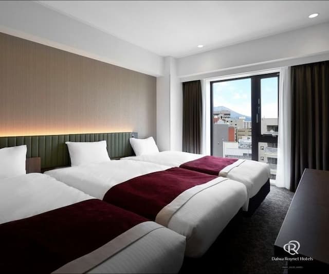 大和ROYNET飯店 盛岡站前｜盛岡站步行5分-恬靜雙床房【不挑房】-4