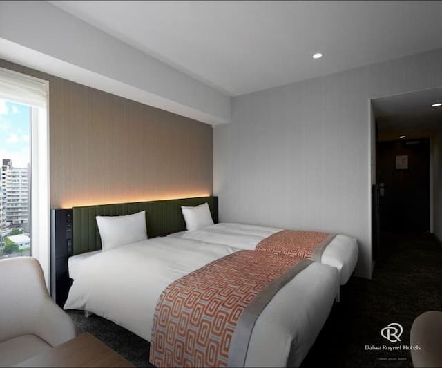 大和ROYNET飯店 盛岡站前｜盛岡站步行5分-高級雙床房【不挑房】-2