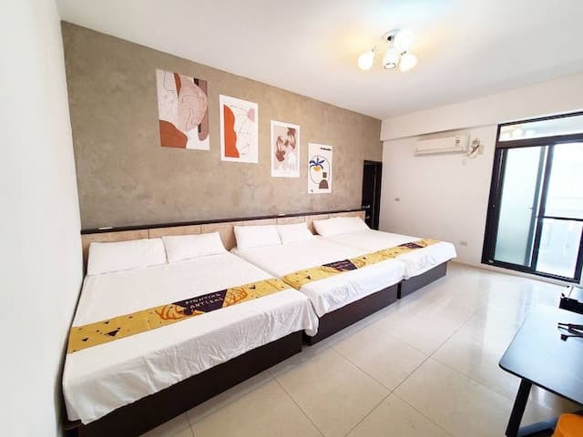 Penghu Xixia Bed and Breakfast-Six-person room-1