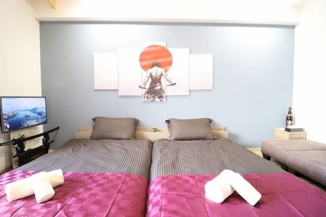 大阪武士旅居｜長堀橋站步行5分/日本橋站步行6分/道頓堀商圈步行4分/心齋橋商圈步行8分鐘-505-4