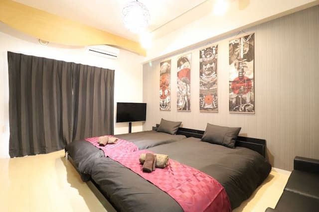 大阪武士旅居｜長堀橋站步行5分/日本橋站步行6分/道頓堀商圈步行4分/心齋橋商圈步行8分鐘-605-1