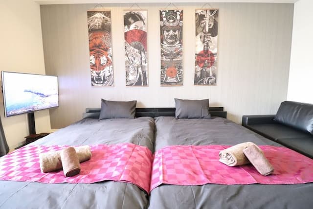 大阪武士旅居｜長堀橋站步行5分/日本橋站步行6分/道頓堀商圈步行4分/心齋橋商圈步行8分鐘-605-5