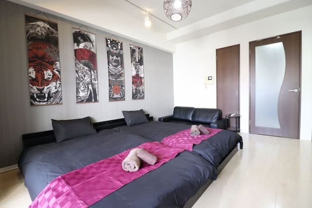 大阪武士旅居｜長堀橋站步行5分/日本橋站步行6分/道頓堀商圈步行4分/心齋橋商圈步行8分鐘-605-4