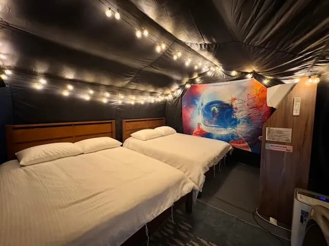 南庄山河苑露營區丨獨家85折起！遊獵帳、獨立衛浴、近南庄老街-【懶人露營】遊獵帳｜7MX4M-4