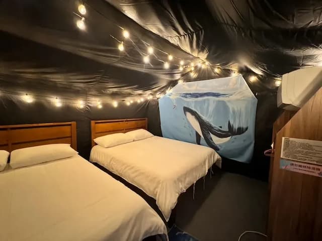 南庄山河苑露營區丨獨家85折起！遊獵帳、獨立衛浴、近南庄老街-【懶人露營】遊獵帳｜7MX4M-3