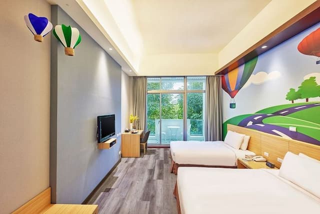 娜路彎會館-標準雙床房-6