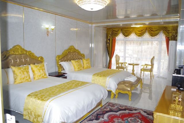 水上溫泉 Lomosa飯店｜溫泉浴池/方便至White Valley滑雪場-小型加大雙床套房【不挑房】-3