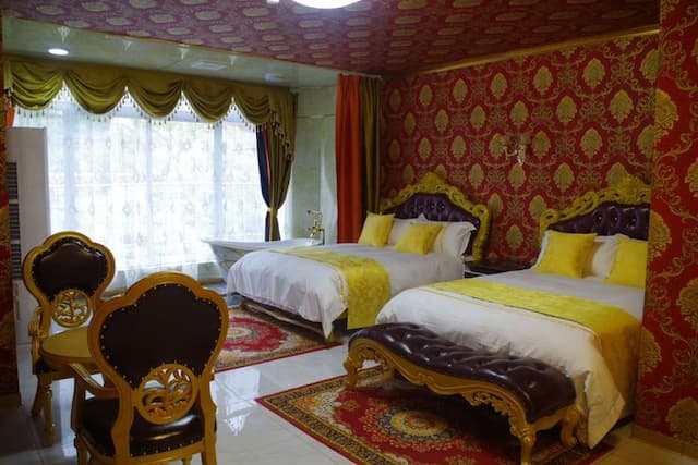 水上溫泉 Lomosa飯店｜溫泉浴池/方便至White Valley滑雪場-加大雙床套房【不挑房】-6