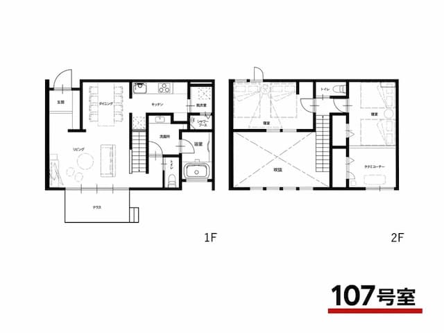 【107】間取り図　