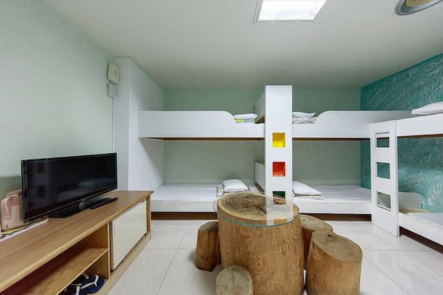 大尖山飯店 l  高CP值、絕佳地點-上下舖六人房(無窗)-4