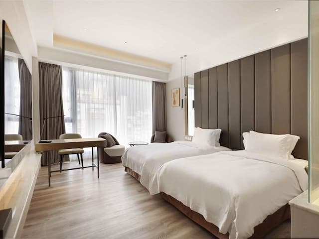 葛瑪蘭之星｜獨立房內溫泉泡湯｜全新開幕獨家開賣-經典雙床房-1