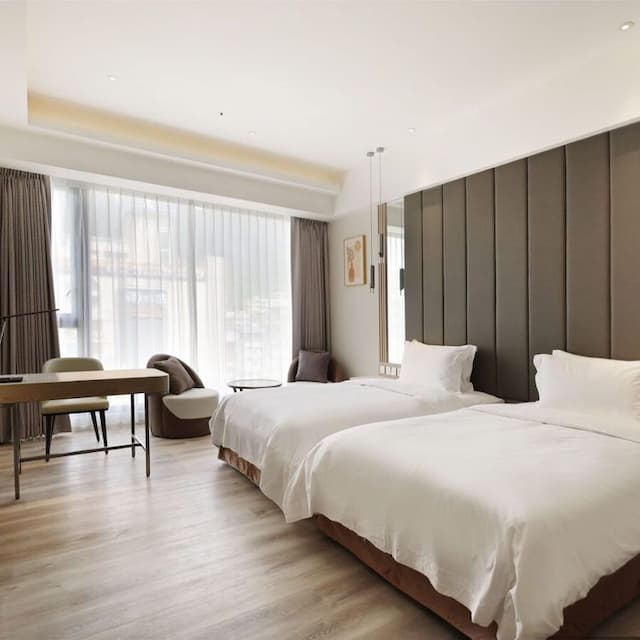 葛瑪蘭之星｜獨立房內溫泉泡湯｜全新開幕獨家開賣-經典雙床房-2