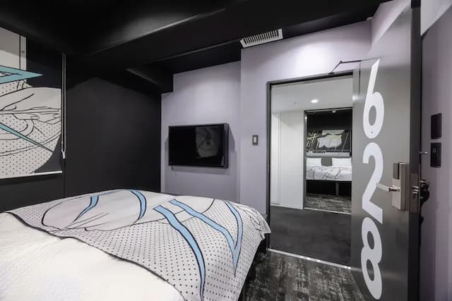 淺草塔維諾斯飯店｜淺草寺站步行4分/漫畫主題房-★優惠方案★ 相鄰客房（兩間相鄰的好萊塢雙床房）-1