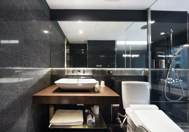 雀客旅館台北南京｜緊鄰捷運站-雀躍雙床客房-9