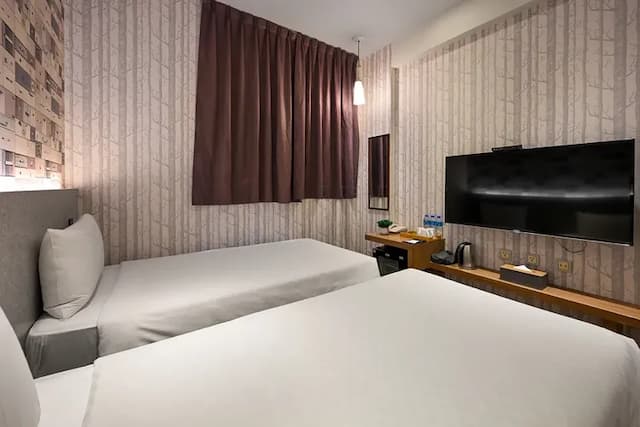 Le Room Hotel Taoyuan-Deluxe Triple (Three Single Beds)-3