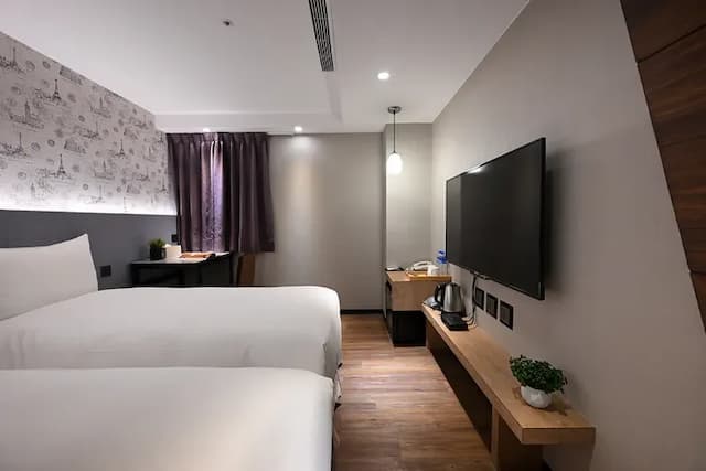 綺樂文旅-開封館-豪華雙床房-2