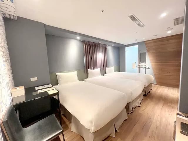 綺樂文旅-開封館-豪華三人房(三小床)-6