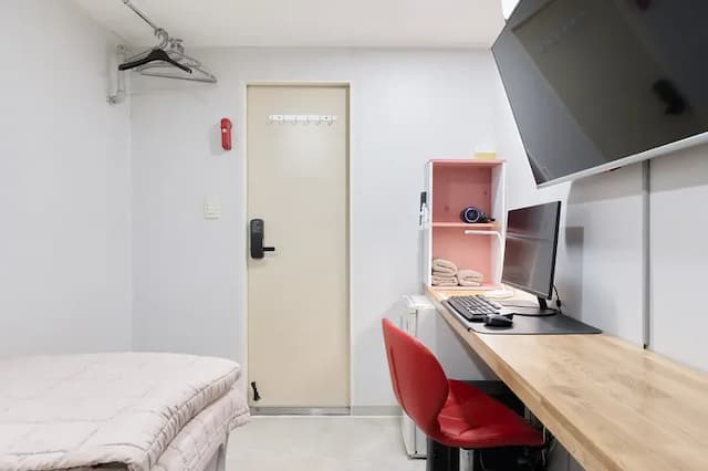 雪花ゲストハウス-デラックスシングル（窓）-4