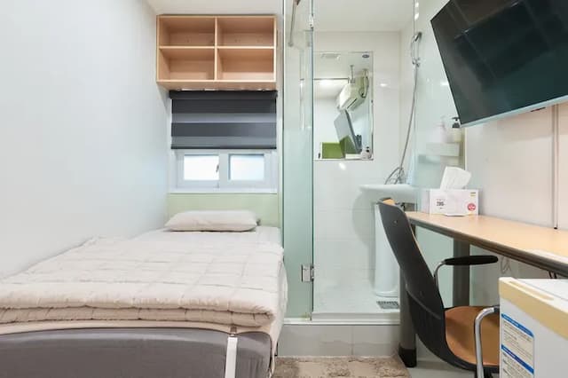 雪花ゲストハウス-クラシックシングル(窓)-2