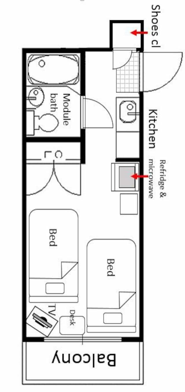 LJ-Inn-太秦 201号室-201号室-13