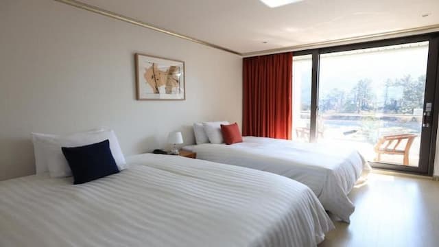 達摩拉度假酒店｜近Lunafall主題公園(2022濟洲新景點)-標準雙床房-1