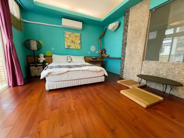 亞美民宿-VIP陽台/露台雙人房-4